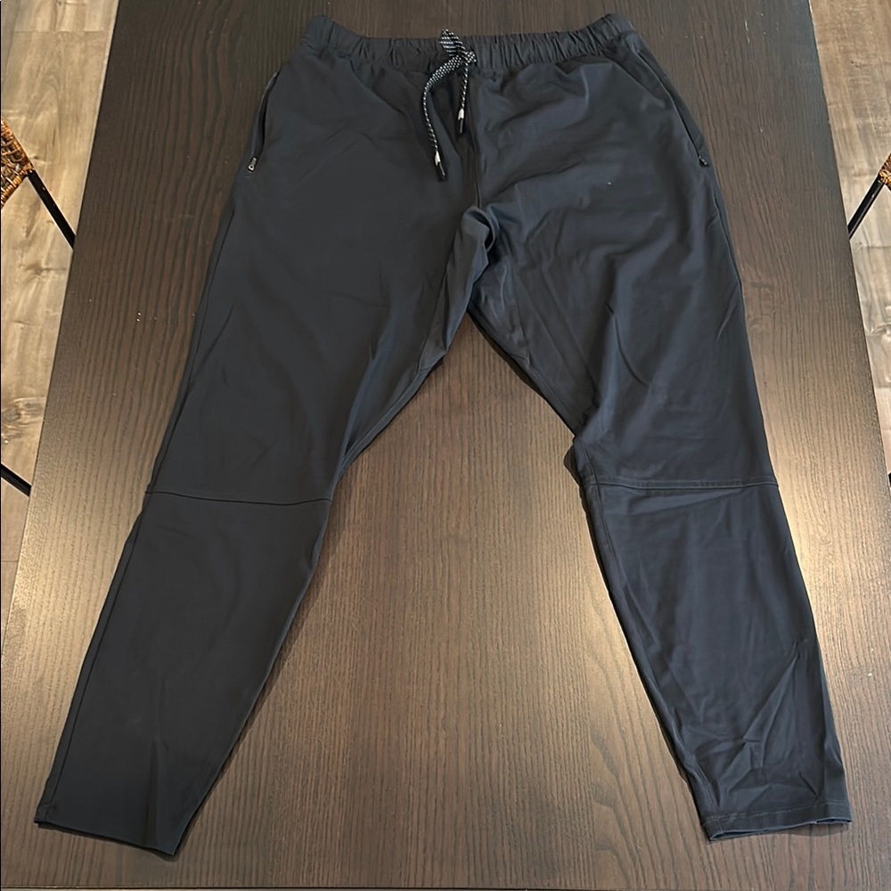 Fabletics Black Jogger Sweatpants with Tapered Legs